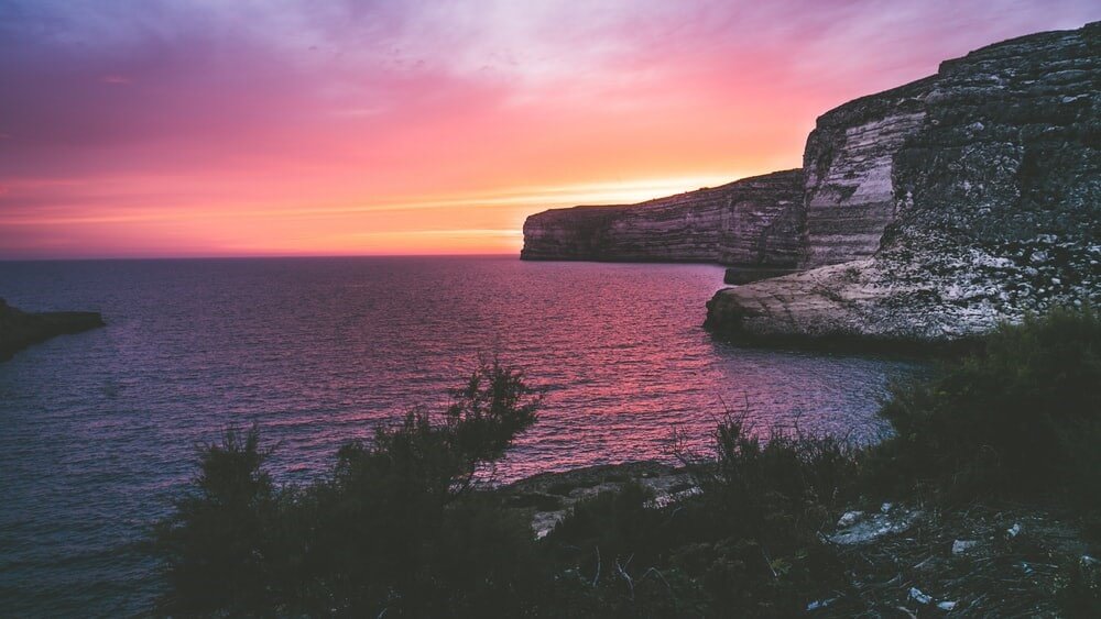 Coucher de soleil à Gozo